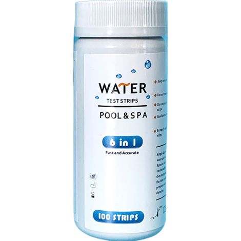 Bandelette de test de qualité de l'eau pour piscine, 100 pièces (1/4)