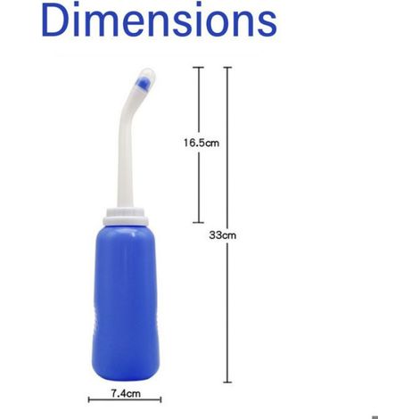 Bidet Portable - 500 Ml - Nettoyage Périnéal - Voyage Et Extérieur - 1 Pièce (1/5)