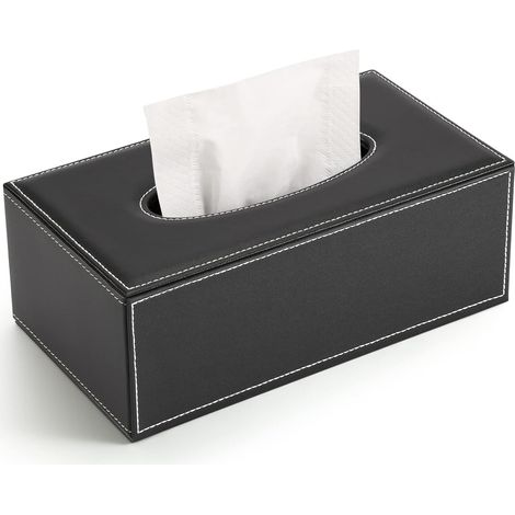 Rechteckige Taschentuchbox aus Leder, Taschentuchbox für Hotels, Taschentuchbox fürs Auto, Taschentuchbox für zu Hause