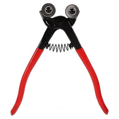 Hand Mosaic Cutter Pliers, DIY Glass Cutter Pliers Wheeled Tile Tool 200mm for Home Workshop, 20cm Length (1/5)