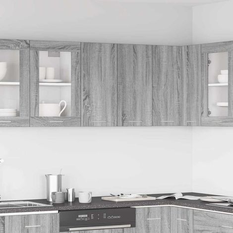 815112 Hanging Cabinet "Lyon" Grey Sonoma 60x31x60 cm Engineered Wood vidaXL