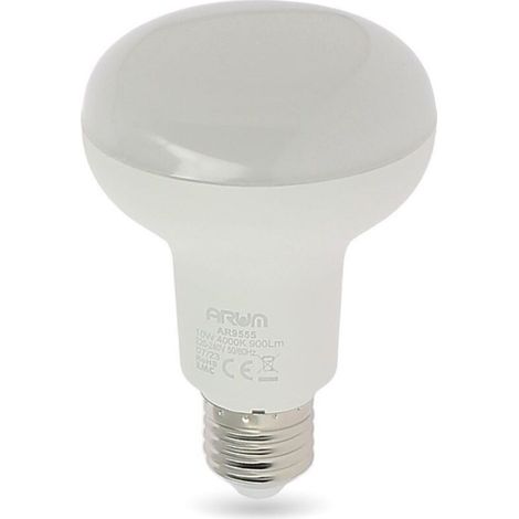 Ampoule LED E27 10W R80 Eq 70W 900 Lumens Température de Couleur: Blanc neutre 4000K (1/5)