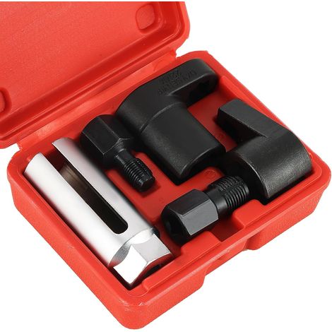 DASBET Lot de 5 Douilles de capteur d'oxygène O2 pour Automobile - Outil de démontage et Chasseur de Filetage pour enlever et Installer des capteurs d'oxygène hexagonaux (1/5)