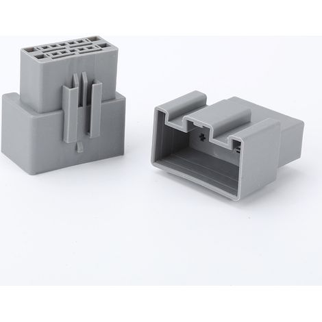 7283-6445-40 ist ein 2-14-poliger Stecker, der für Kfz-Kabelbäume geeignet ist. (1/4)