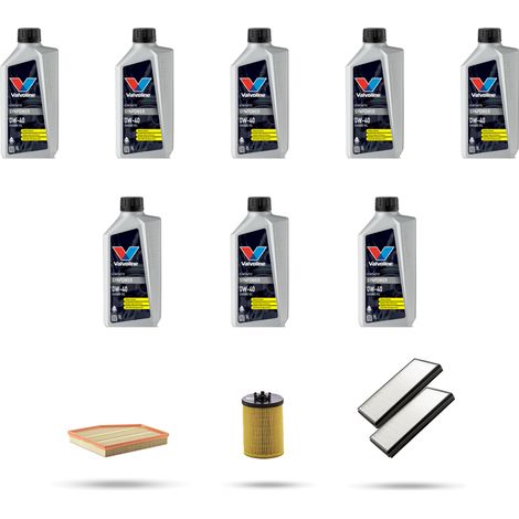 Kit tagliando 3 FILTRI e 8L OLIO compatibile con Bmw serie 6 (E63,E64) 650Ci 270kw dal 2005 (1/5)