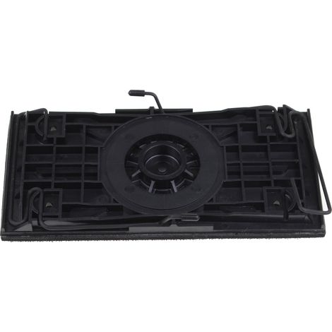 Sous ensemble semelle ponceuse – Plateau et patin de ponçage pour bois dur – Compatible avec ponceuses Black&Decker