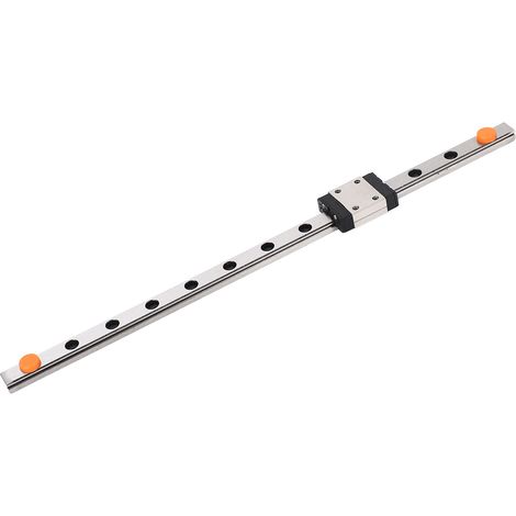 Rail linéaire de guidage, bloc coulissant avec patin pour machine CNC, glissière de précision en acier (1/5)