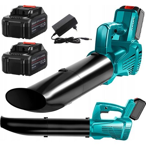 Souffleur de feuilles électrique sans fil 400 W 21 V 2 batteries