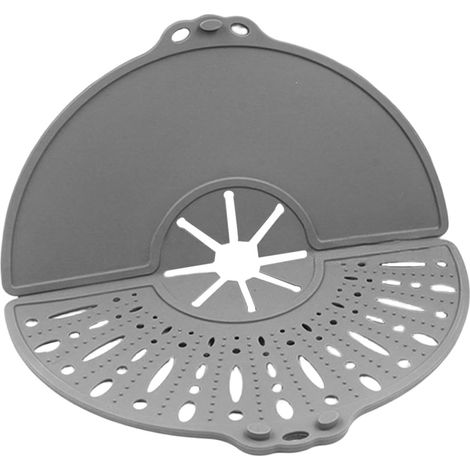 Stop-Débordement Silicone Anti-Ébullition Résistant À La Chaleur Couvercles en Silicone pour Cuisson Pour Cuisine Barbecue Ébullition Nouilles Blanchiment Légumes Frit (1/5)