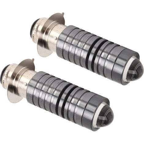 Paire d'ampoules LED P15D 10 à 60 V 2000 lm 20 W IP67 étanches pour phares de moto, camionnette, SUV et quad, lumière jaune intense (1/5)