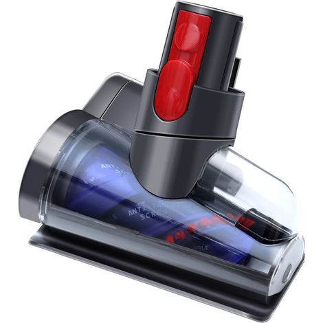 Mini-brosse électrique compatible avec les aspirateurs Dyson V7, V8, V10, V11 et V15 Gen 5. Tête de rechange anti-emmêlement pour poils longs et poils d'animaux. (1/5)