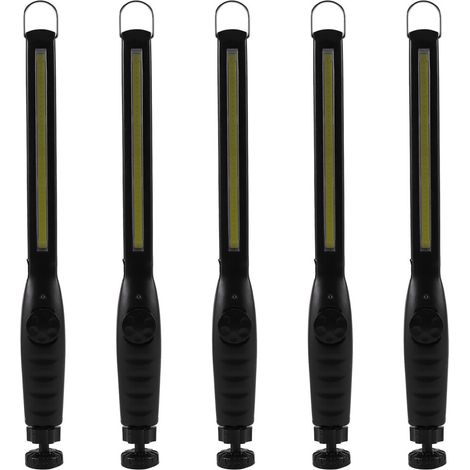 Adecuado para 5 linternas COB multifuncionales, luces de reparación de automóviles y linternas recargables USB para exteriores.