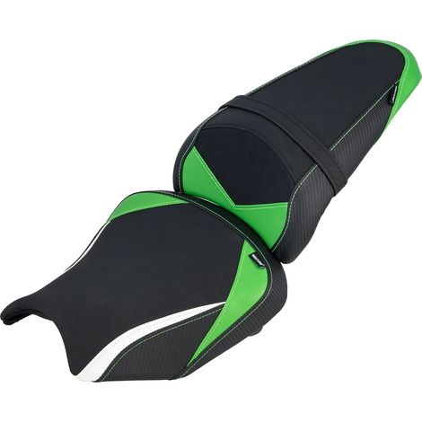 Cojín de asiento, cómodo para conductores y pasajeros, material duradero, verde. (1/2)