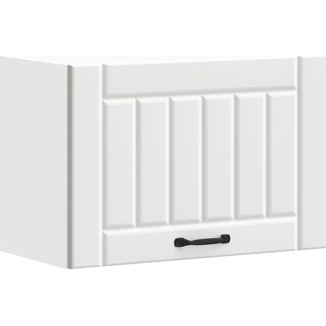 vidaXL Pensile da Cucina Lucca Bianco in Legno Multistrato (1/5)