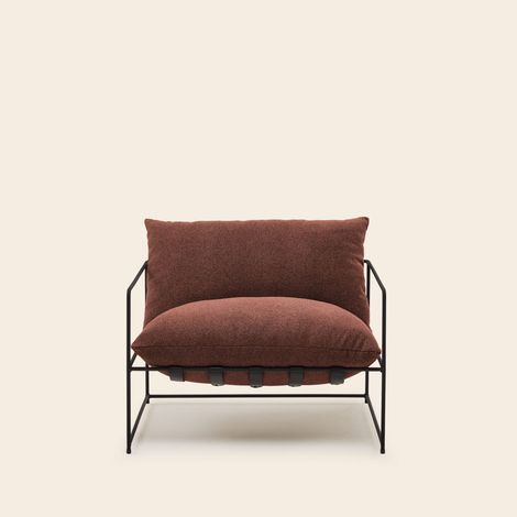 Fauteuil en Structure métal et tissé Glory ALCENO (1/4)