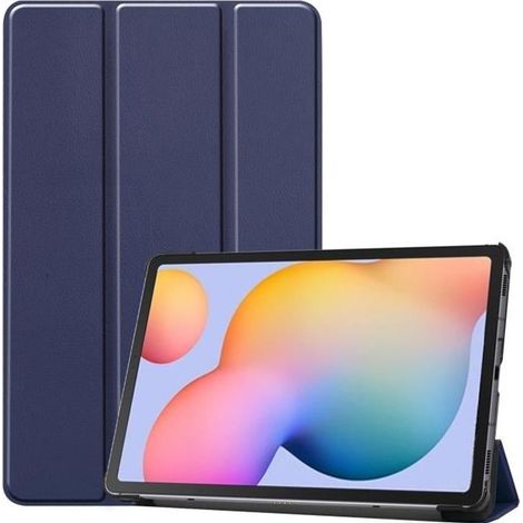 Pour Samsung Galaxy Tab S6 Lite Coque (2020 SM-P610- SM-P615) Tablette Housse Étui Protection avec Support Anti Choc Mince -Bleu (1/4)