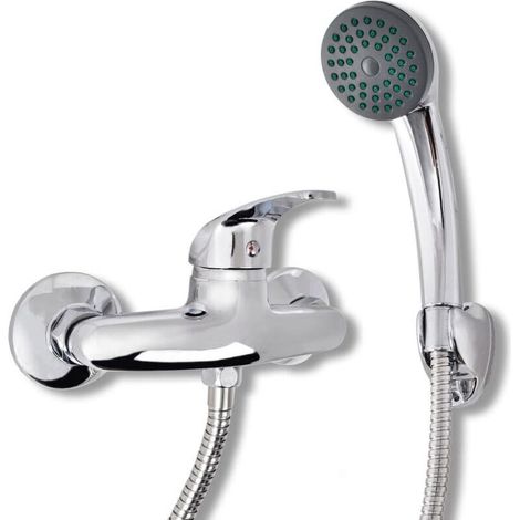 royaluxe -Kit de robinet de douche Chrome Argent (1/5)
