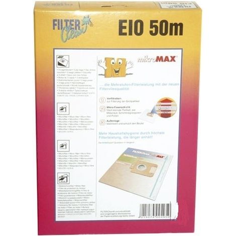 EIO50M SACS ASPIRATEUR pour aspirateur