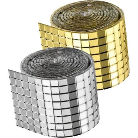 Autocollants Mosaïque Pour Murs - 2 Rouleaux Dautocollants Pour Carrelage - Faciles À Nettoyer Et Amovibles Pour La Décoration Intérieure (1/5)