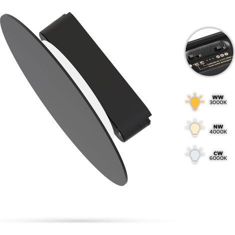Faretto rotondo da 6W YSBD per binari SLIM TRACK e FiberFLEX, 24 V CC, 3 CCT, 3000 K, 4000 K, 6000 K (1/5)