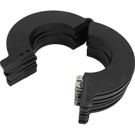Kit de cales pour axe de godet de 80 mm, 10 pièces, augmente les intervalles de lubrification, pièce de rechange en plastique technique étanche à la poussière pour Bobcat 337, 341, 435, X335, X337 et (1/5)