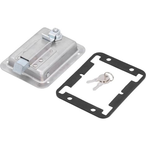 Verrouillage de la Remorque de Voyage, Verrouillage de Porte à Palette à Monture en Acier Inoxydable à L'épreuve Inoxydable avec 2 Touches, Porte-manches à Monture à Chasse (1/5)