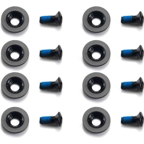 Set di 16 viti M6 per attacchi da snowboard, 1 set di viti fisse per snowboard, accessori da sci per attacchi da snowboard, 8 viti, 8 rondelle (1/4)
