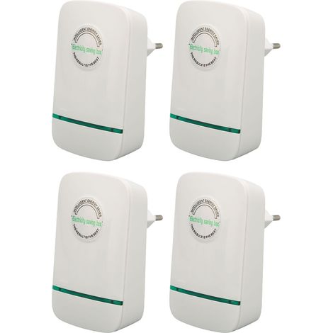 Boîtier Économiseur d'Énergie Intelligent 4 Pièces - Basse Consommation, Anti-Flammes pour Maison, Prise UE 90‑240V (1/5)