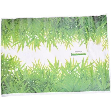 Sticker mural gazon vert à faire soi-même, décoration murale amovible et imperméable. (1/5)