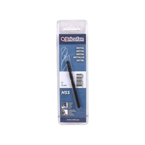 Brocas Bricofan HSS "Blíster" para hierros y acero                 Ø 2mm - 3 Unds