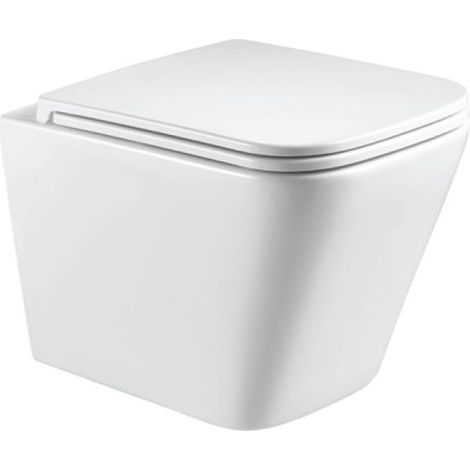 WC suspendu sans bride Rimless BOFY2 49x35x34 cm-34 -- (1/5)
