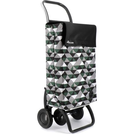 ROLSER carro compra classic sahara 4.2 kaki , Carro Classic Sahara 4.2 Kaki2 ruedas para llevar detrás cuando está vacío4 ruedas para empujar hacia delante cuando está llen (1/5)