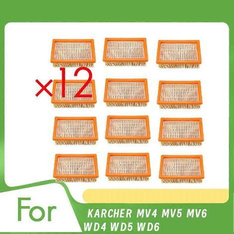 Filtre de 12 2.863 – 005.0 HEPA filtre de KARCHER MV4 MV5 MV6 WD4 WD5 WD6 Aspirateur Wet and Dry Aspirateur Filtre (1/5)
