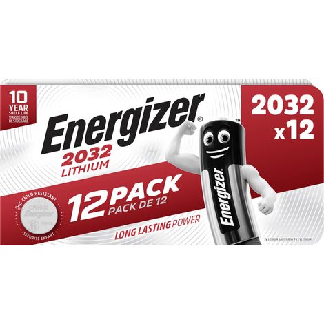 Energizer Knopfzelle CR 2032 3 V 12 St. 240 mAh Lithium (1/5)