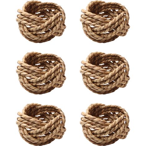 en paille de bambou naturel en ficelle en écorce de maïs (1/2)
