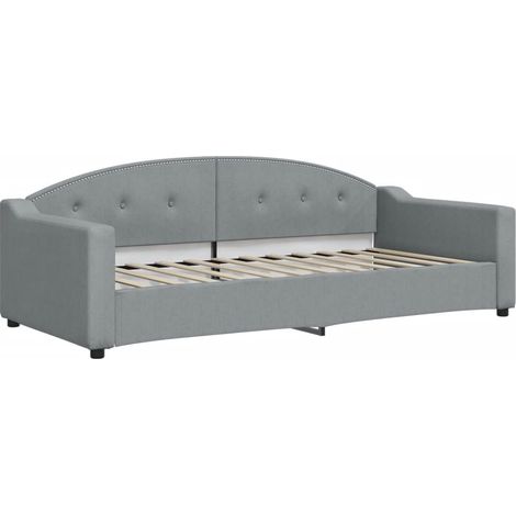 Maison Exclusive - Letto da Giorno Grigio Chiaro 90x200 cm in Tessuto (1/5)