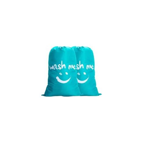 Bolsas para la ropa sucia, juego de 2 bolsas grandes plegables y lavables para guardar la ropa - Crezuo