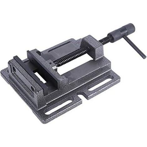 75-mm-Bohrmaschinen-Schraubstock, professionelle Qualität, deutsche Ausführung, Bohrmaschinen-Tischklemme für Werkstatt- und Fräsmaschinen 4022743 (1/4)