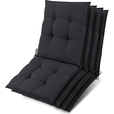 4x Niederlehner Auflage Sun-NL 100x50x8cm Anthrazit