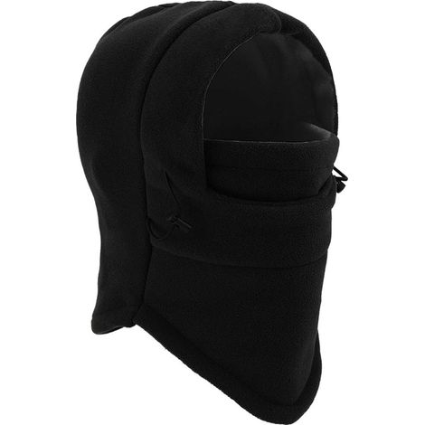 Cagoule pour enfants - Bonnet d'hiver chaud et coupe-vent avec doublure en laine, ajustable pour garçons et filles (1/5)
