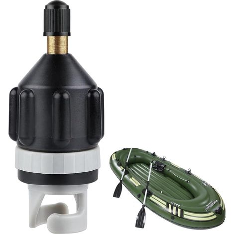 Adaptateur De Pompe Pour Materiel De Gonfleur Valve D'Air Pour Stand Up Paddle Board, Compresseur Et Accessoire De Pagaie, Compatible Avec Bateaux Pneumatiques Et Canoës, Adaptateur Multifonction (1/5)