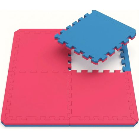 Lot de 12 - Tapis arts martiaux 63x63cm - 2cm EVA puzzle Judo Karaté MMA Sport (1/5)