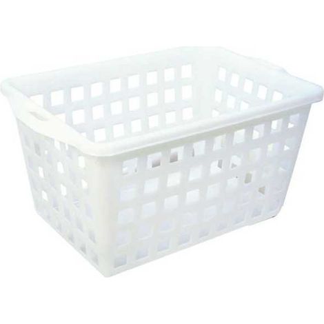 Panier perforé blanc 80X52 h 40 2200Hd5 Giganpl