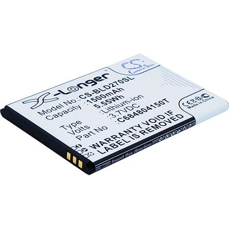 NX - Batterie téléphone, smartphone, GSM pour Blu 3.7V 1500mAh - C6804804150TC684804150 (1/3)