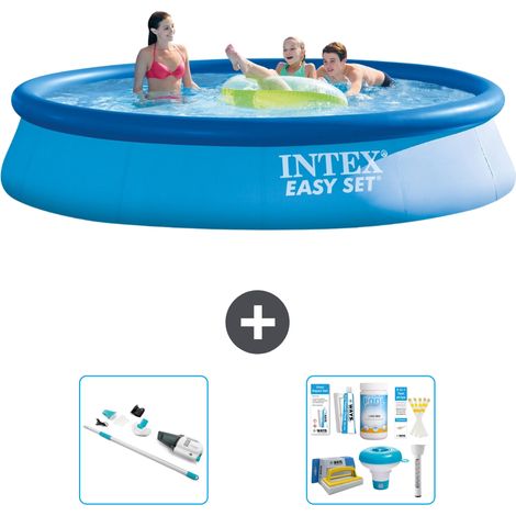Intex Piscina Easy Set Rotonda - 396x84 cm - 5-pezzi S22395 (1/5)