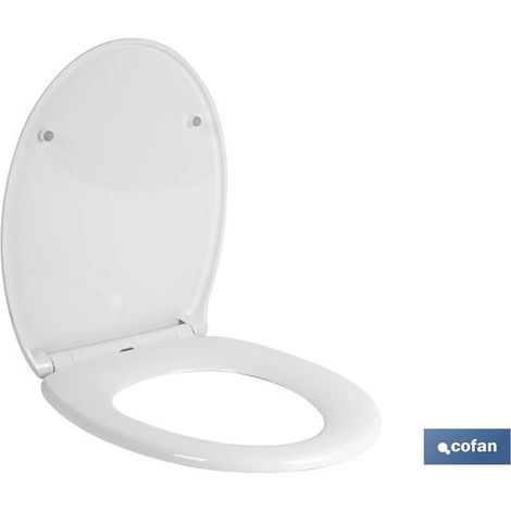 Ovaler WC-Sitz mit Schnellverschluss