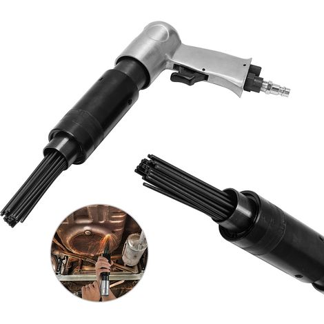 Wolketon Pistola ad ago per rimozione ruggine con testina di ricambio 19 aghi 6.3Bar (1/5)