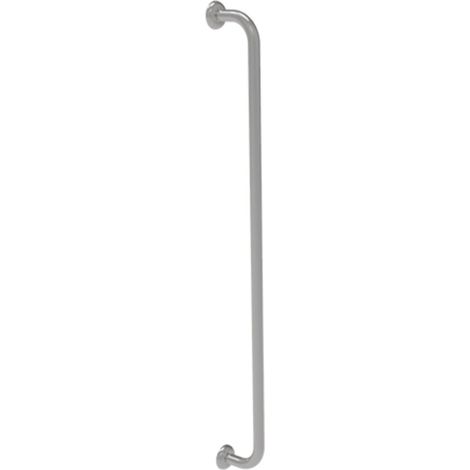 Corrimano verticale di 130 cm in inox lucido (1/3)