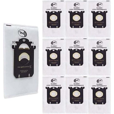 Lot de 10 sacs HEPA en Y pour aspirateurs Hoover WindTunnel, verticaux Y, Z et YZ (pièces AH10040, 902419001, 40100Y et 4010801Y) - Crezuo (1/4)
