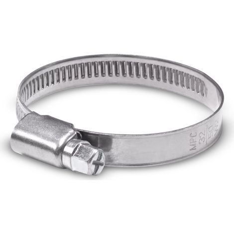 COLLIER SERRAGE LARG. 9 SER. 10/ 16 BANDE EMBOUTIE DIN 3017.1 / W2